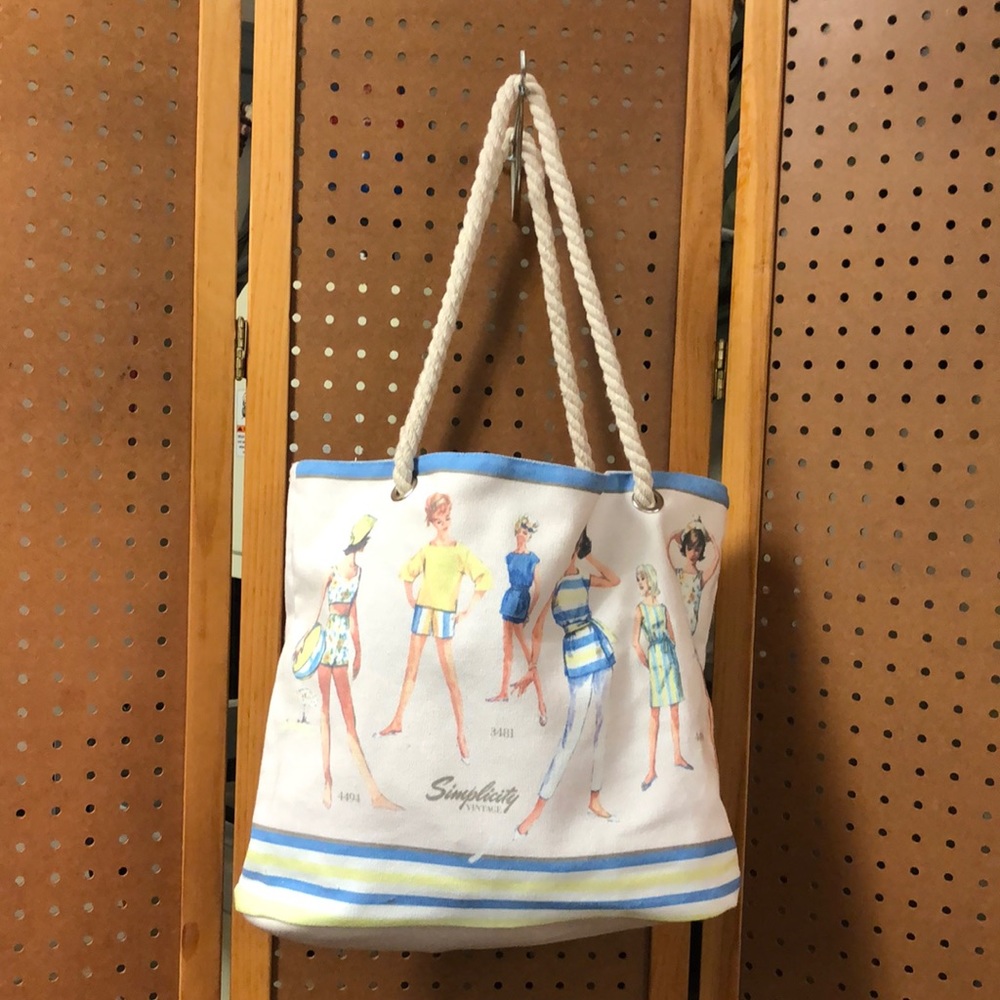 Vintage bucket tote